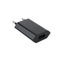Mini carregador USB  Ipod Iphone 5V-1A Preto