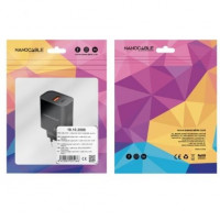 Nanocable Cargador USB-C/PD+USB-A/QC 20W Negro