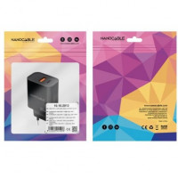 Nanocable Cargador USB-C/PD+USB-A/QC 30W Negro