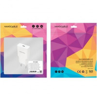 Nanocable Cargador USB-C/PD 20W   Blanco