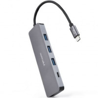 Nanocable HUB USB-C a 3xUSB 3.0/H+1xUSB-C/H