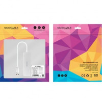 Nanocable Hub USB 3.0 4 x USB 3.0 10cm. Gris