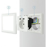 SCHUKO2 TOMAS USB