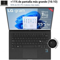 Portátil LG Gram 14Z90S-G.AD78B Intel Core Ultra 7-155H/ 32GB/ 1TB SSD/ 14