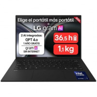 Portátil LG Gram 14ZD90U-G.AX85BN Intel Core Ultra 7-355/ 32GB/ 512GB SSD/ 14