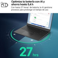 Portátil LG Gram 15Z80T-G.AU88B Ryzen AI 7-350/ 32GB/ 1TB SSD/ 15.6