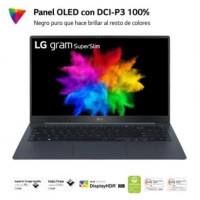 Portátil LG Gram SuperSlim 15Z90RT-G.AD75B Intel Core i7-1360P/ 32GB/ 512GB SSD/ 15.6