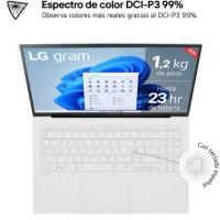 Portátil LG Gram 15Z90S-G AA74B Intel Core Ultra 7-155H/ 16GB/ 512GB SSD/ 15.6