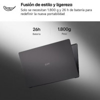 Portátil LG Gram 16UD55U-G.AX55BN Ryzen AI 5 430/ 16GB/ 512GB SSD/ 16