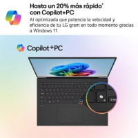 Portátil LG Gram 16Z90TL-G.AU85BN Intel Core Ultra 7-258V/ 32GB/ 512GB SSD/ 16