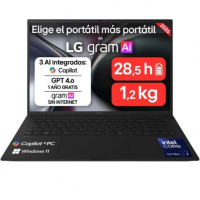 Portátil LG Gram 16Z90TL-V.AZ85BN Intel Core Ultra 7-258V/ 32GB/ 512GB SSD/ 16