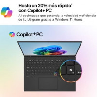 Portátil LG Gram Pro 16Z90U-K.AUB5BN Intel Core Ultra X7-358H/ 32GB/ 512GB SSD/ 16