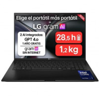 Portátil LG Gram 16ZD90TL-G.AX85BN Intel Core Ultra 7-258V/ 32GB/ 512GB...