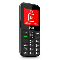 Telefone Móvil SPC Fortune 2 para pessoas Mayores Preto