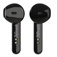 Auriculares Bluetooth Trust Primo Touch con estuche de carga Autonomía 4h Pretos