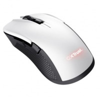 Ratón Gaming Inalámbrico Trust Gaming GXT 923W YBAR/ Batería recargable/ Hasta 7200 DPI/ Blanco