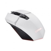 Ratón Gaming Inalámbrico Trust Gaming GXT 110 Felox/ Batería recargable/ Hasta 4800 DPI/ Blanco