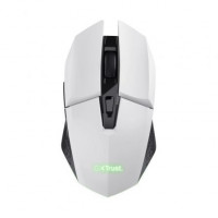Ratón Gaming Inalámbrico Trust Gaming GXT 110 Felox/ Batería recargable/ Hasta 4800 DPI/ Blanco