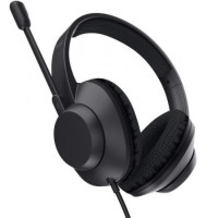 Auriculares Trust Ayda Max USB-ENC/ con Micrófono/ USB/ Negros