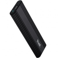 Caja Externa para Disco SSD M.2 Trust 25806/ USB 3.2 Gen2/ Sin tornillos