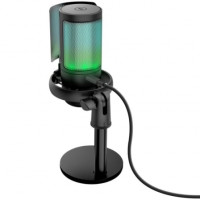 Micrófono Gaming Trust Gaming GXT 238 Auron 26081/ USB/ Negro