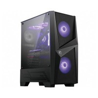 Caixa  ATX MSI MAG FORGE 100M RGB preto