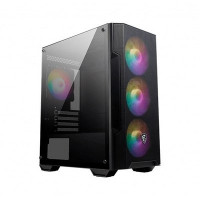 Caixa  M-ATX MSI MAG FORGE M100A RGB preto 