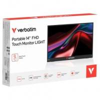 Monitor Portátil Táctil Verbatim Touch Light 14
