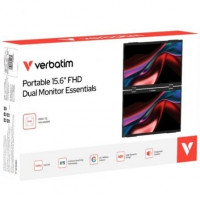 Monitor Portátil Táctil Verbatim Duo Essentials 15.6