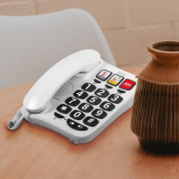 TELEFONO FIJO SPC COMFORT NUMBERS 2 BLANCO