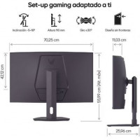 Monitor Gaming Curvo LG UltraGear 32G600A-B 31.5
