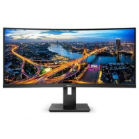 Monitor Profesional Ultrapanorámico Curvo Philips 346B1C 34 3440 x 1440 Multimedia Preto