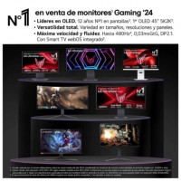 Smart Monitor Gaming Ultrapanorámico Curvo LG UltraGear 34GX90SA-W 34