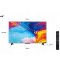 TELEVISIÓN LED 43  TCL 43P631 SMART TV 4K UHD