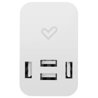 Energy Sistem carregador Home 4.0A Quad USB