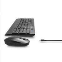 TECLADO+RATON ENERGYSISTEM OFFICE SET SILENT preto 