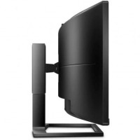 Monitor Profesional Ultrapanorámico Curvo Philips 499P9H 48.8 Dual QHD Webcam Multimedia Preto