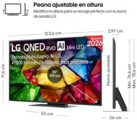 Televisor LG Micro RGB evo AI MRGB86 55MRGB86B6A 55