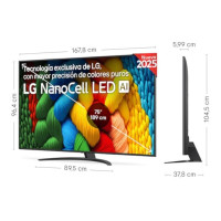LG 75NANO81A6A TV 65