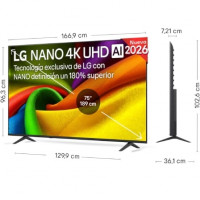 Televisor LG NanoCell 75NU8E0B3LA 75