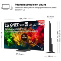 Televisor LG QNED evo AI QNED8EB Mini LED 75QNED8EB3A 75