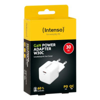 Intenso | KIT Cargador GaN W30C + Cable Lightning