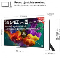 Televisor LG QNED evo AI QNED87 Mini LED 86QNED87B6A 86