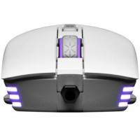 Ratón Gaming EVGA X12/ Hasta 16000 DPI/ Blanco