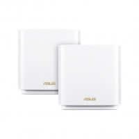 WIRELESS ROUTER ASUS ZENWIFI AX XT8 BLANCO PACKX2 WIRELESS ROUTER ASUS ZENWIFI AX XT8 BLANCO PACKX2 6600Mbps 3x LAN+1x WAN 6 ANTENAS WIFI 6 AIMESH 90IG0590-MO3G80