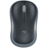 RATON OPTICO LOGITECH M185 WIRELESS GRIS  910-002238