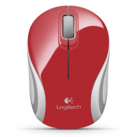 LOGITECH OPTICAL MOUSE M187 MINI WIRELESS RED