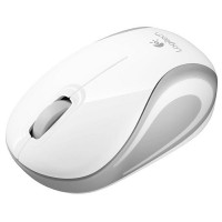 Rato Wireless Logitech M187 Mini - Branco