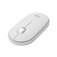 Rato Wireless Logitech PEBBLE M350 BLANCO CRUDO 1000DPI 3 Botões CONECTIVIDAD BT  2.4GHz NANO RECEPTOR USB 1*AA