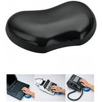 Tapete REPOSAMUECAS FELOWES REPOSAMUECAS DE GEL CRYSTAL CUBIERTA DE POLIURETANO COLOR Preto